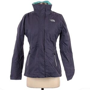 THE NORTH FACE Hyvent Women's Fleece Lined Winter Jacket Coat Purple Size XS